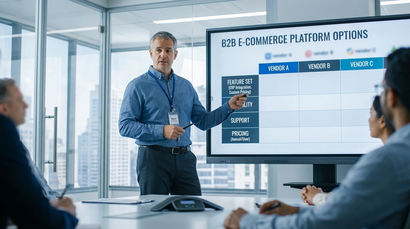 BtoB EC構築サービス比較イメージ