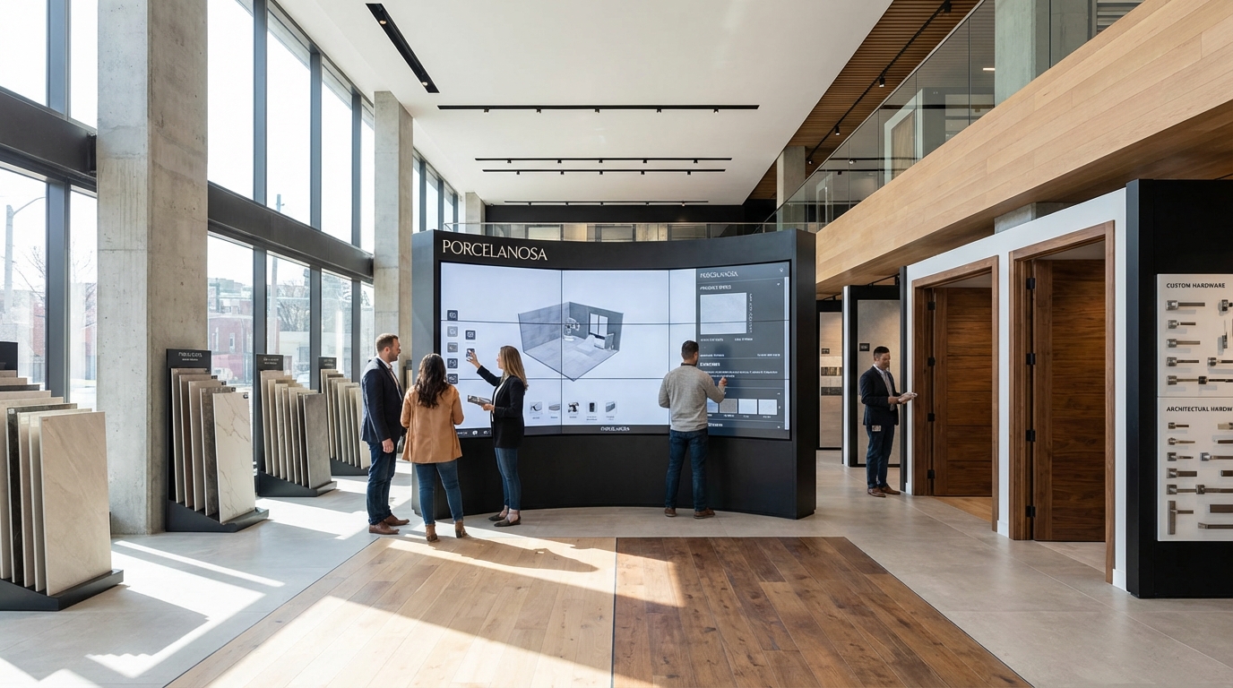 建材メーカーのDX事例イメージ