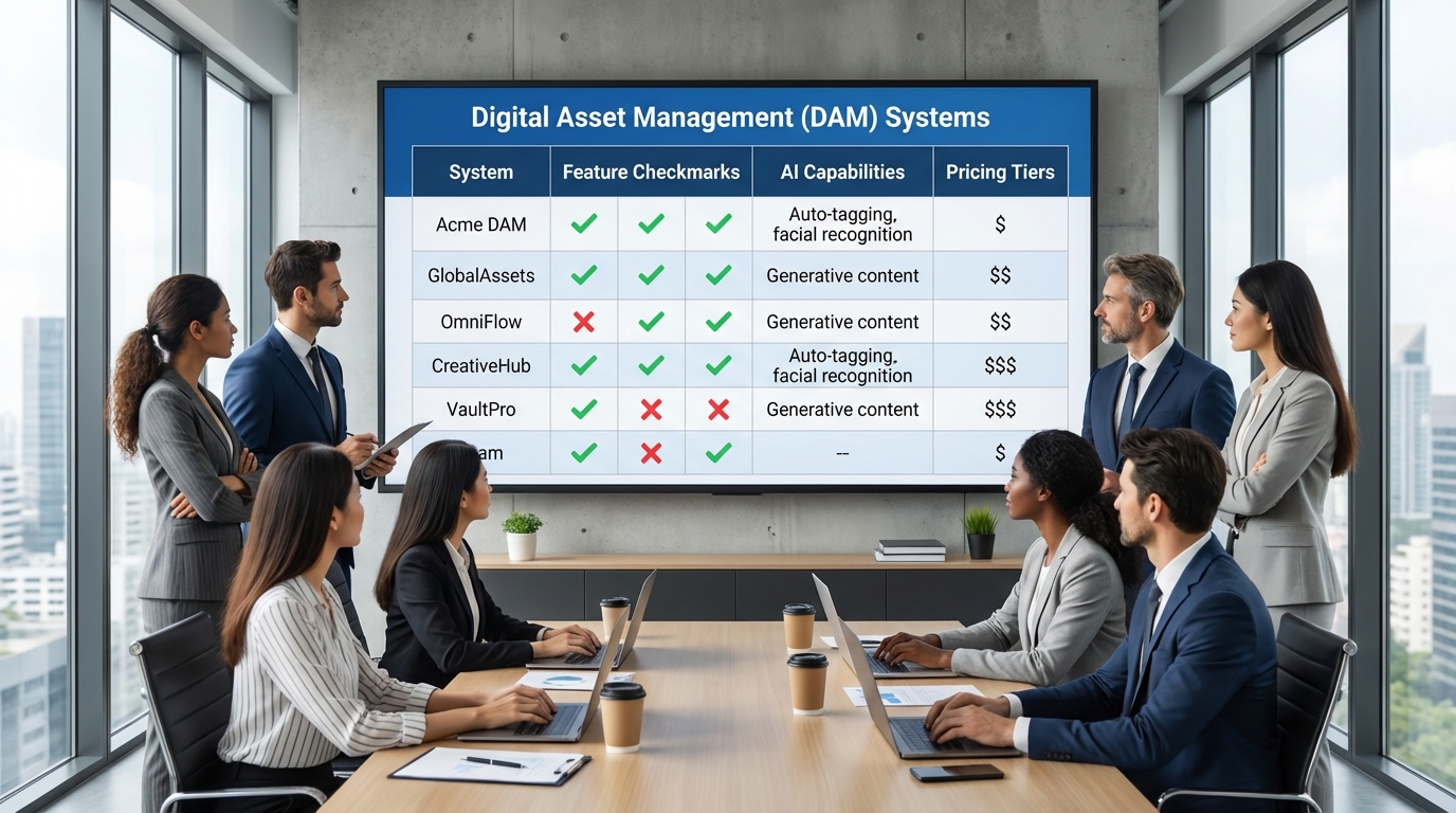 DAMシステム比較イメージ