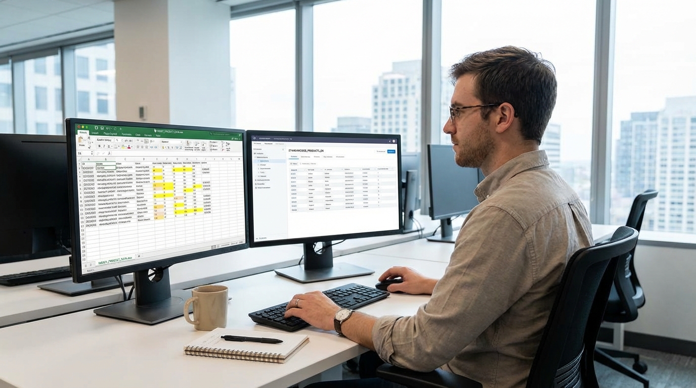 商品情報のデータクレンジングのイメージ