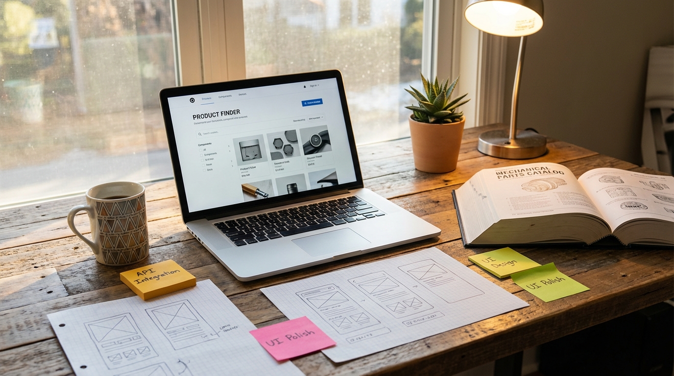 製品セレクターの作り方を解説する記事のカバー画像