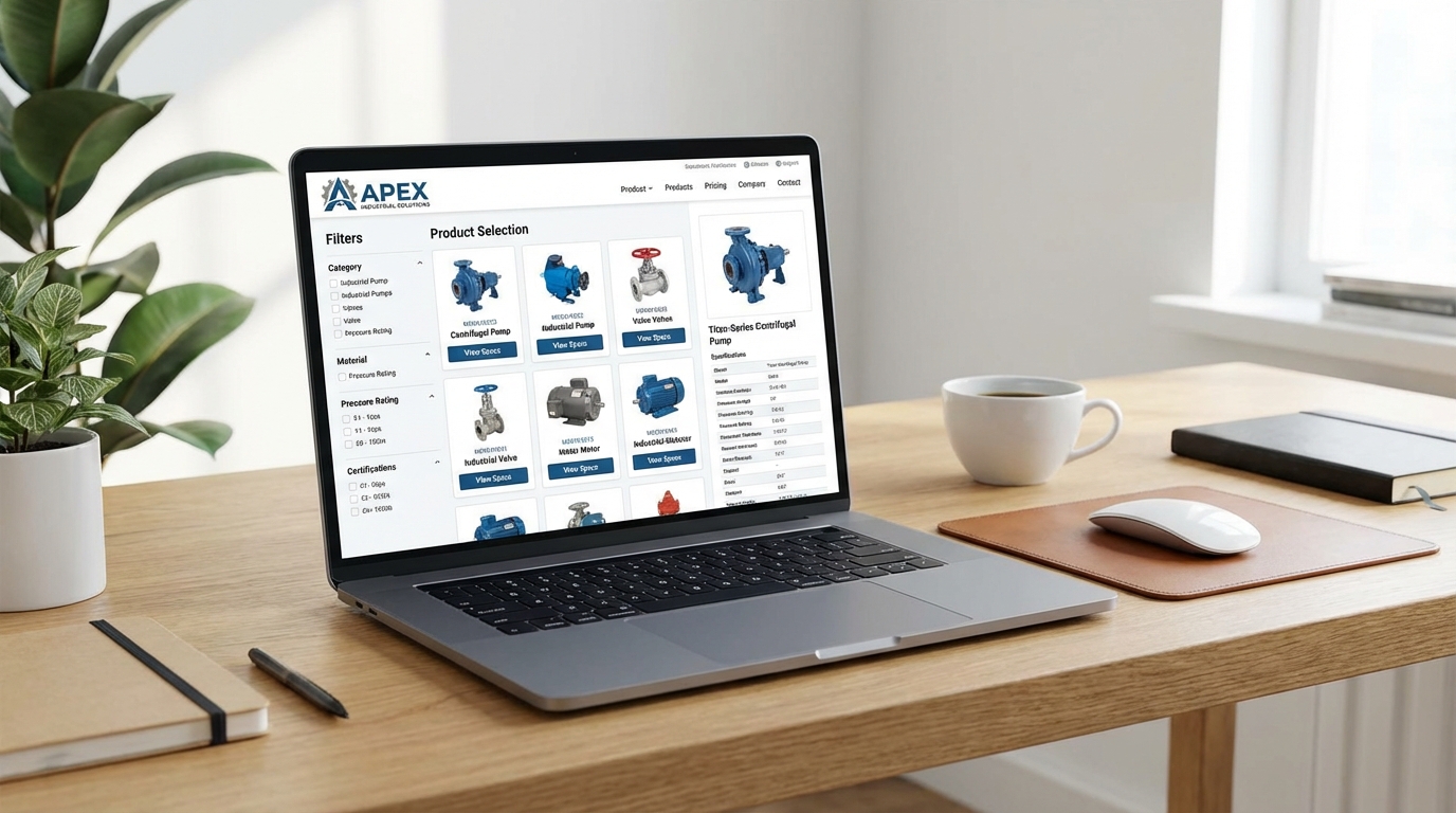 自社商品選定サイトのイメージ