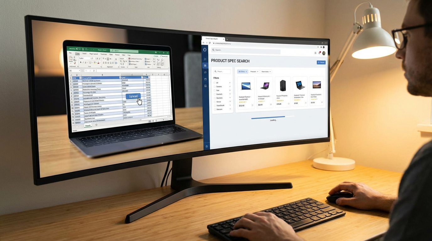 製品スペック検索機能